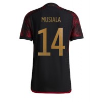 Njemačka Jamal Musiala #14 Gostujuci Dres SP 2022 Kratak Rukav